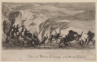 KG 10619
<br/>
Entree van De Couvonge en De Chalabre ("Combat")
<br/>
<em>Callot, Jacques (1592 - 1635)</em>